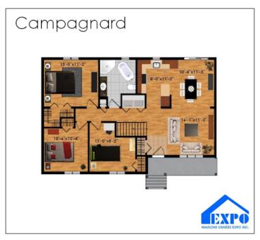 Plan du modèle Campagnard