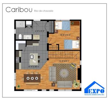 Plan du modèle Caribou