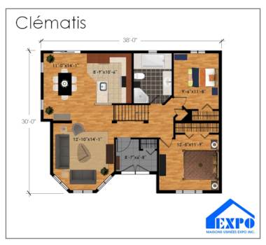 Plan du modèle Clématis